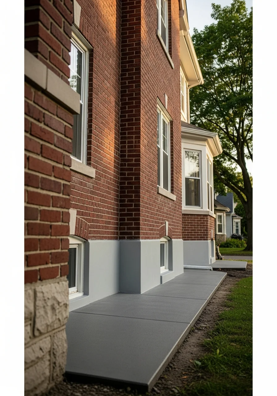 Completed exterior renovation on a Holland property showing attention to period-appropriate detail.